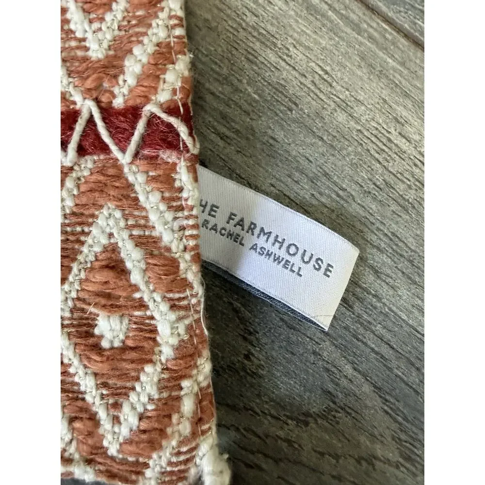 Rachel Ashwell The Farmhouse Table Runner Harvest Orange 16